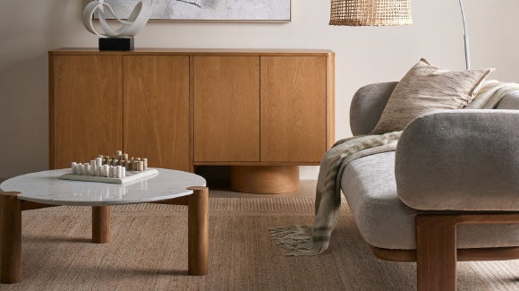 Amalfi Raffia Floor Lamp, Natural