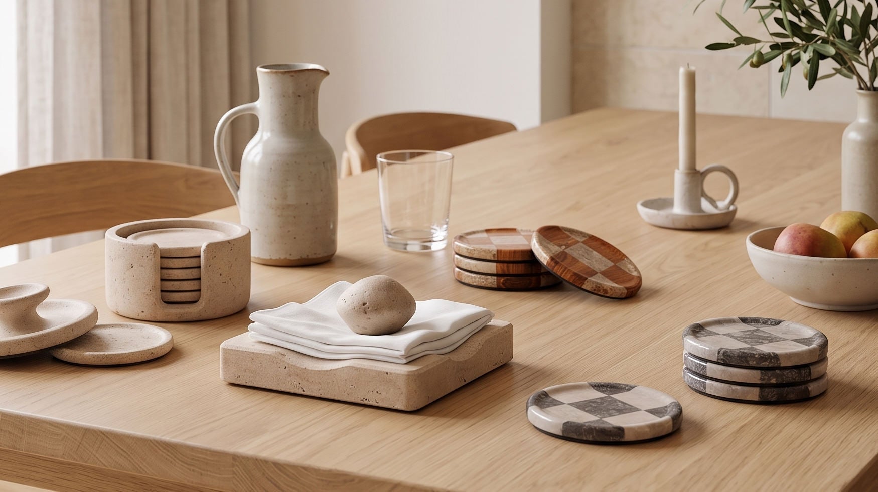 Curated Marble Table Details