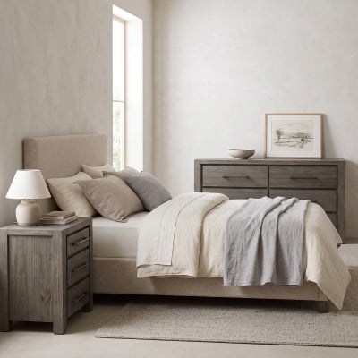 Soho New Zealand Pine Timber Bedside Table