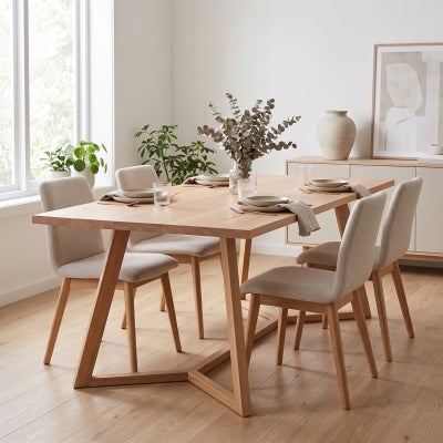 Riva Messmate Timber Dining Table, 210cm