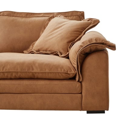 Belvoir Fabric Modular Corner Sofa, 4 Seater with LHF Chaise, Camel