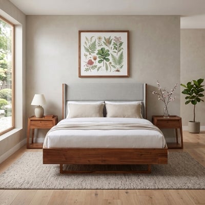 Bowes Blackwood Timber Bedside Table