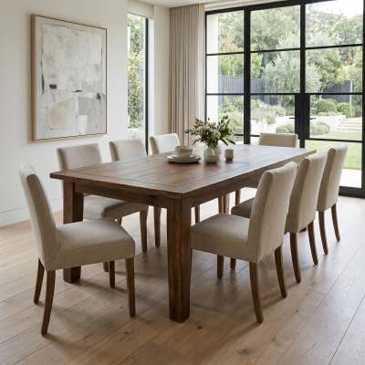 Harwinton II Mango Wood Dining Table, 210cm