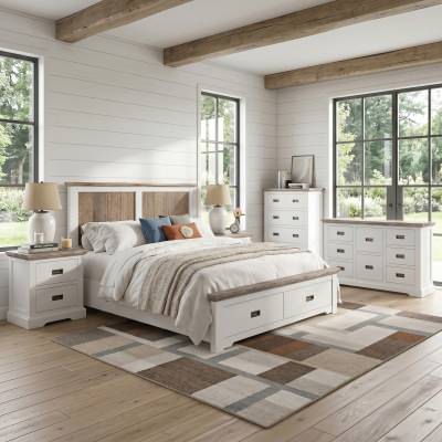Nantucket Acacia Timber Bedside Table