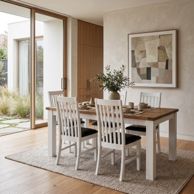 Hartley Acacia Timber Dining Table, 210cm