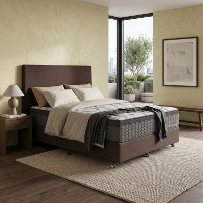 Hotel Luxury Commercial Grade Euro Top Pocket Spring Medium Mattress, King