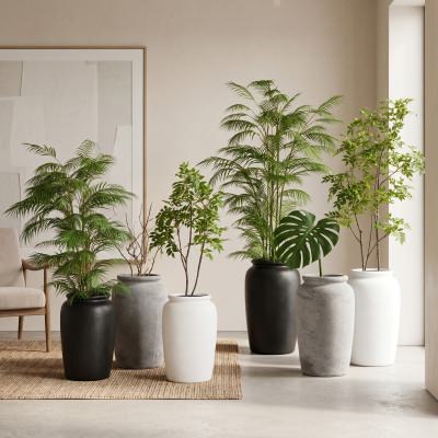Imperial Polystone Pot, Large, Grey Sand