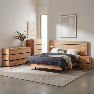Loyal Blackbutt Timber Bedside Table