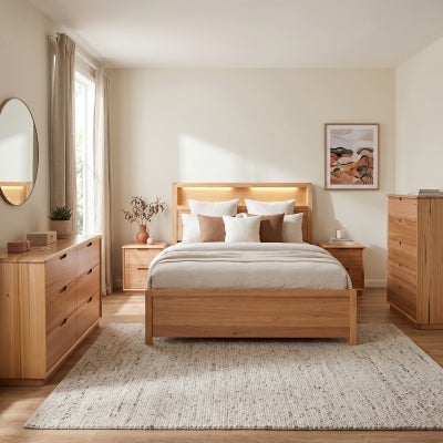 Belvoir Messmate Timber Bedside Table