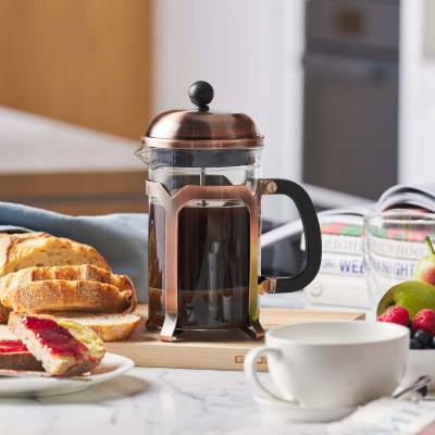 Avanti Domo Coffee Plunger, 800ml, Antique Copper