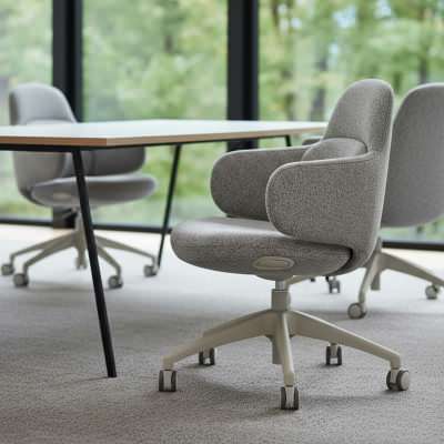 Buro Odyssey Fabric Office Chair, Light Grey