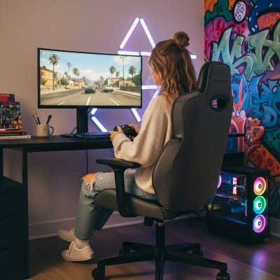 Buro x PowerA Raider PU Leather Ergonomic Gaming / Office Chair