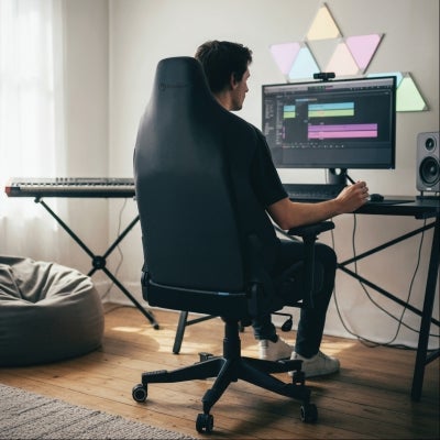Buro x PowerA Navigator PU Leather Ergonomic Gaming / Office Chair