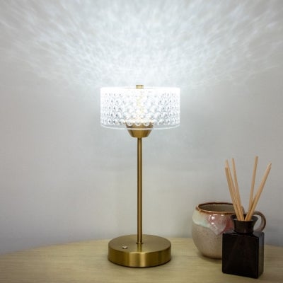 Caelis Iron Base Rechargeable USB LED Table Lamp