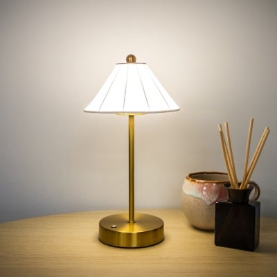 Bellance Iron & Silk Rechargeable USB LED Table Lamp