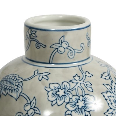 Toile Ceramic Vase, Small