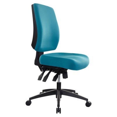 Buro Tidal Fabric Mid Back Office Chair, Teal