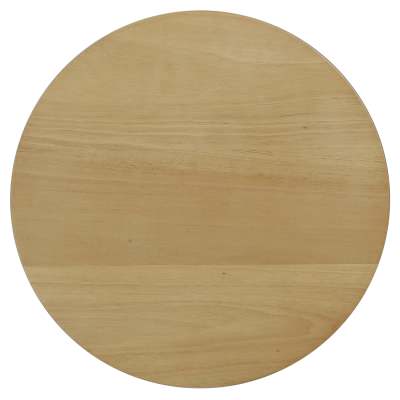 Alessio Mahogany Timber Round Side Table, Fruitwood