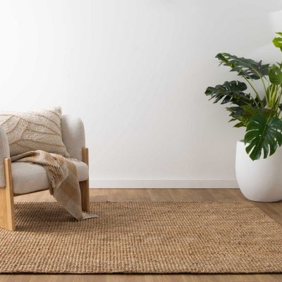 Bengal Jute Rug, 290x200cm, Natural