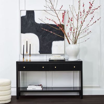 Ariana Console Table, 140cm, Black