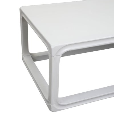 Cadie Wooden Coffee Table, 120cm, White