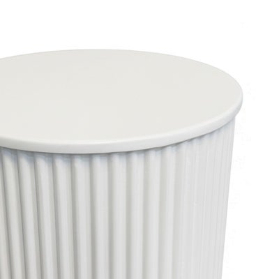 Nomad Round Plinth, Medium, White