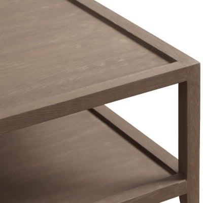 Mayfair Oak Timber Square Coffee Table, 102cm