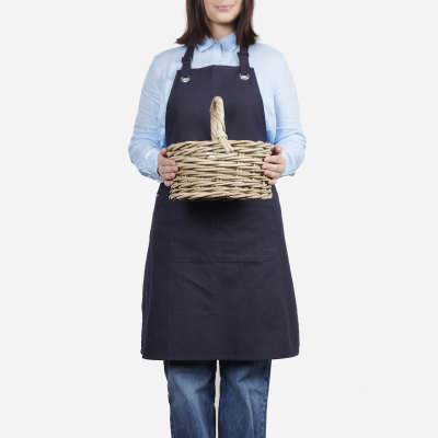 Half Pint Small Cane Basket, Oval
