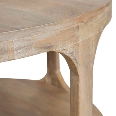 Scout Mango Wood Round Coffee Table, 81cm