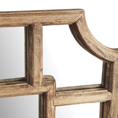 Hampshire Timber Frame Wall Mirror, 120cm, Natural