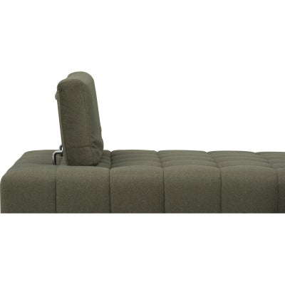 Monte Mohair Fabric Pull-out Sofa Bed, Single, Leaf Green