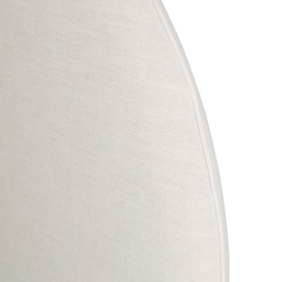 Nook Cupola Blended Linen Fabric Bed Headboard, Queen, Beige