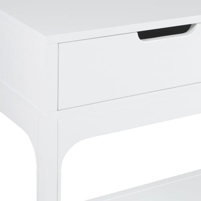 Arco Wooden Console Table, 170cm, White