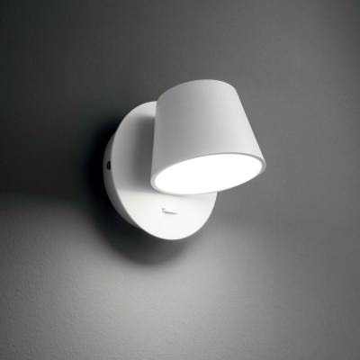 Gim Aluminium LED Adjustable Wall / Reading Light, White 