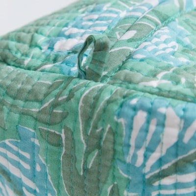 Jazlyn 2 Piece Cotton Cosmetic Bag Set, Wild Meadow