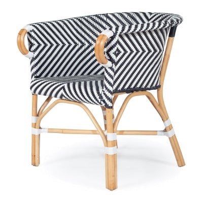Linton Rattan Bistro Dining Armchair