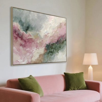Norrsken Framed Enhanced Abstract Canvas Wall Art Print, 120cm