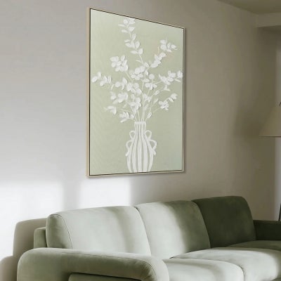 Bellagio Framed Enhanced Canvas Wall Art Print, 90cm