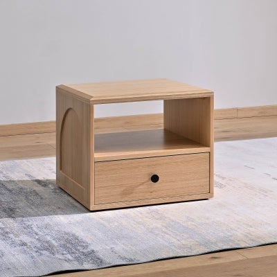 Archer Messmate Timber Square Lamp Table