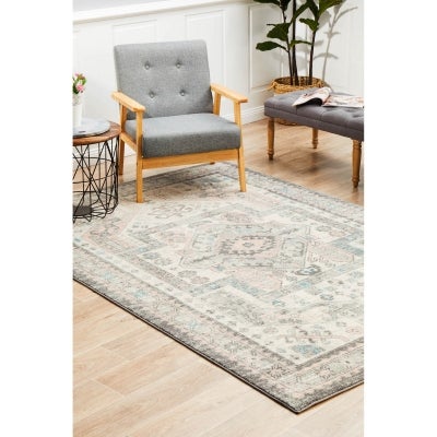 Avenue No.704 Tribal Rug, 230x160cm, Grey / Pink