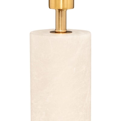 Stockholm Metal & Alabaster Stone Table Lamp
