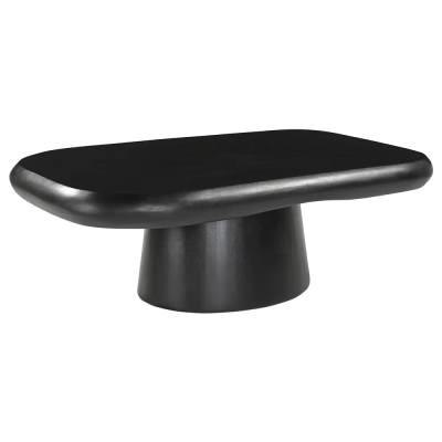 Haimes Acacia Timber Coffee Table, 120cm, Black