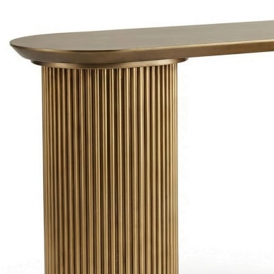 Nomad Console Table, 120cm, Antique Gold