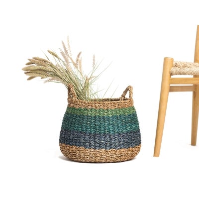 Harlem Handmade Seagrass Storage Basket / Planter