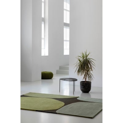 Brink & Campman Decor Plateau Hand Tufted Designer Wool Rug, 230x160cm, Moss
