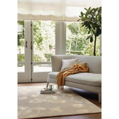 Wedgwood Wild Strawberry Hand Tufted Designer Wool Rug, 280x200cm, Tonal