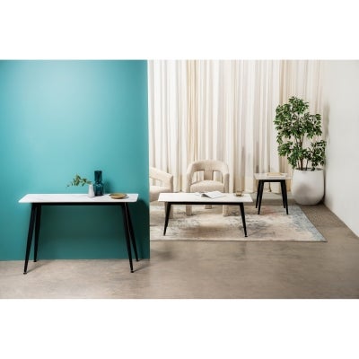 Spinea Ceramic Top Coffee Table, 120cm, Snow White