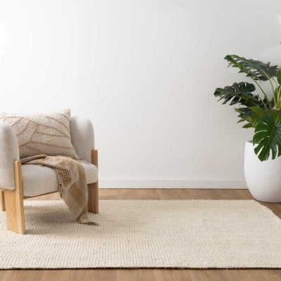 Bengal Jute Rug, 330x240cm, Bleach