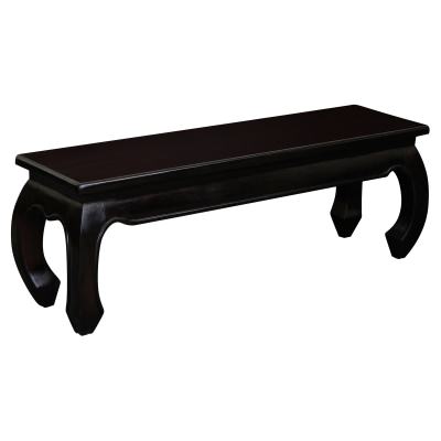 Quon Liam Mahogany Timber Bench, 128cm, Chocolate
