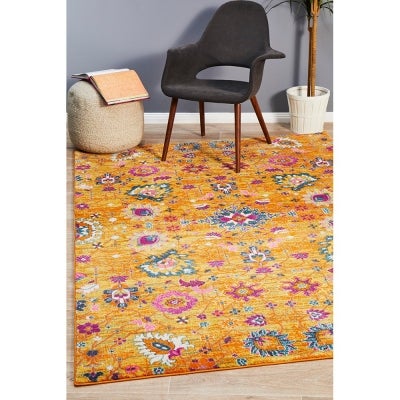 Babylon Viridis Bohemian Rug, 300x400cm, Rust